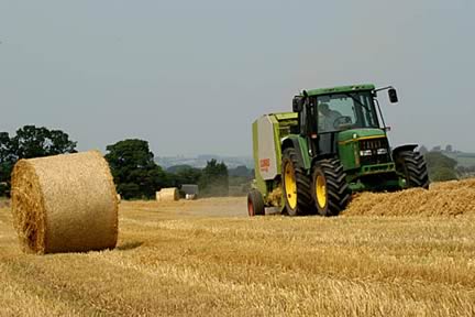 Baling Straw